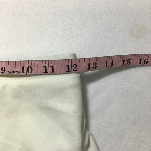 LULU'S SZ S Perfect Pick White Flat Front straight length pants NEW B51 *flaw - Picture 8 of 13